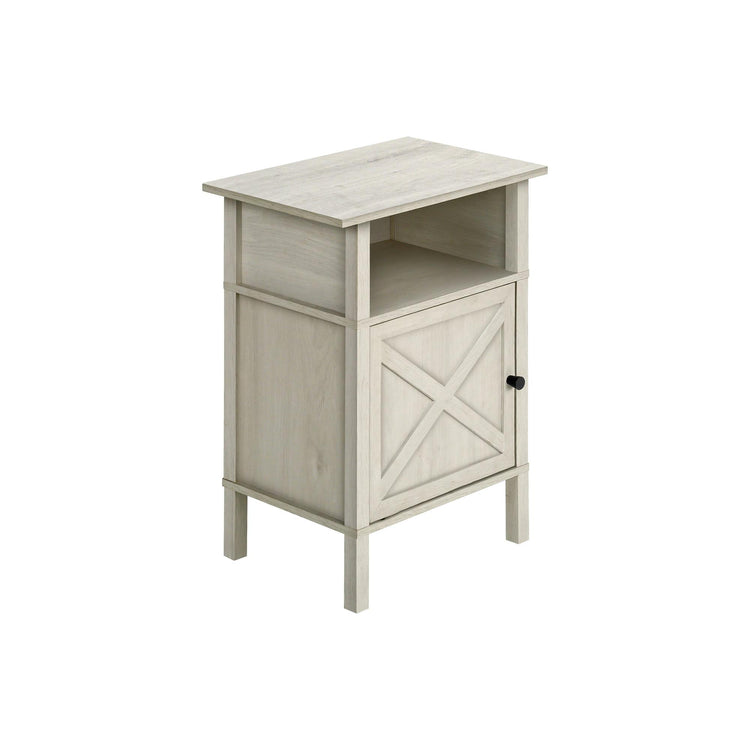 I 3812 - Table D'appoint, Table D'appoint, Bout, Salon, Petit, Rangement, Stratifié Chêne Foncé, Transitionnel - Simple Boutique