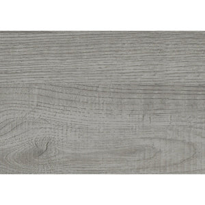 I 3828 - Table D'appoint, 22'' H, Table D'appoint, Bout, Petit, Table De Nuit, Carré, Chambre À Coucher, Salon, Stratifié Gris, Métal Noir, Contemporain, Moderne - Simple Boutique