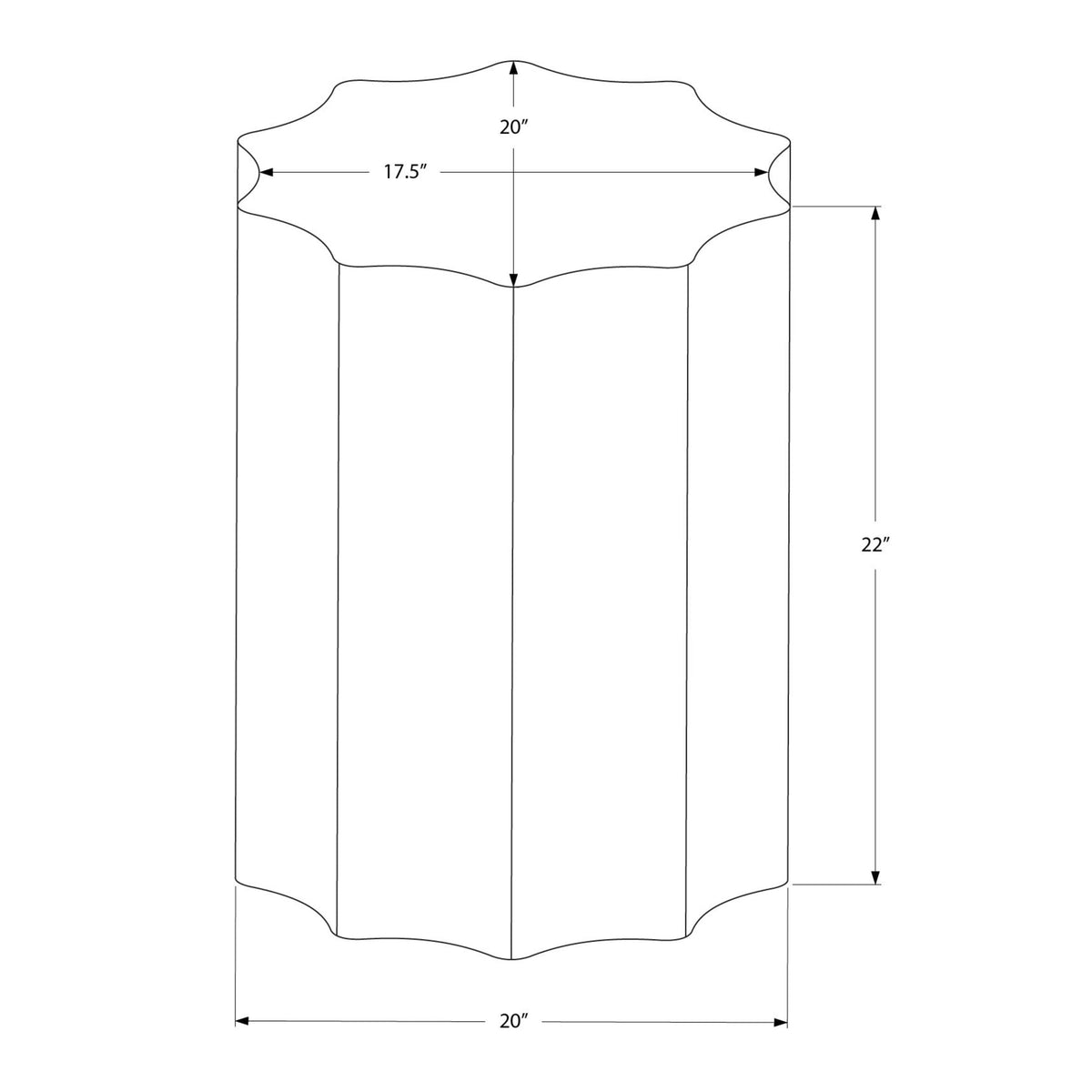 I 3901 - Table D'appoint, Tambour, Côté, Bout, Table De Nuit, Lampe, Salon, Chambre À Coucher, Métal Cuivre, Contemporain, Moderne - Simple Boutique