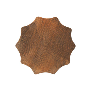 I 3901 - Table D'appoint, Tambour, Côté, Bout, Table De Nuit, Lampe, Salon, Chambre À Coucher, Métal Cuivre, Contemporain, Moderne - Simple Boutique