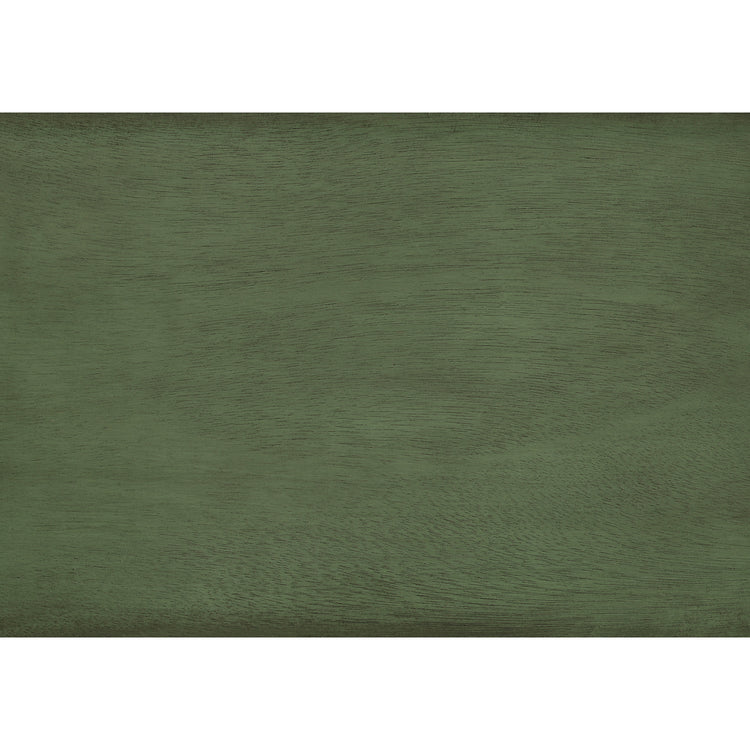 I 3948 - Table D'appoint, Table De Nuit, Tiroir De Rangement, Bout, Table D'appoint, Chambre À Coucher, Lampe, Rangement, Placage Vert Antique, Transitionnel - Simple Boutique