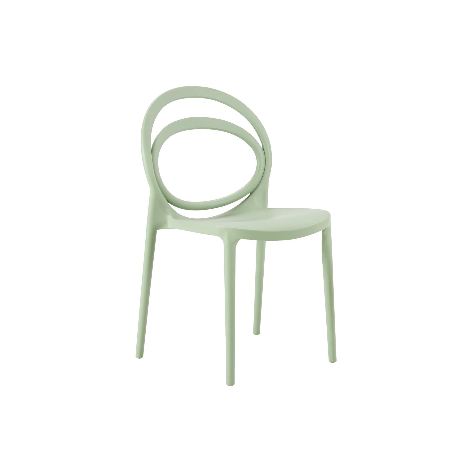 I 4008 - Chaise D'exterieur, 32''H, Chaise De Salle À Manger Empilable, Chaises De Patio, , Contemporain, Moderne - Simple Boutique