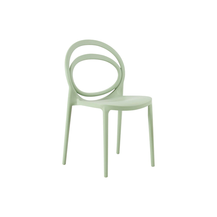 I 4008 - Chaise D'exterieur, 32''H, Chaise De Salle À Manger Empilable, Chaises De Patio, , Contemporain, Moderne - Simple Boutique