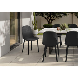 I 4009 - Chaise D'exterieur, 33''H, Chaises De Patio, , Noir, Contemporain, Moderne - Simple Boutique