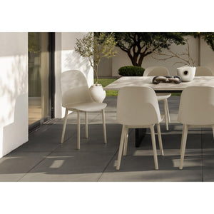 I 4012 - Chaise D'exterieur, 33''H, Chaises De Patio, , Taupe Naturel, Contemporain, Moderne - Simple Boutique