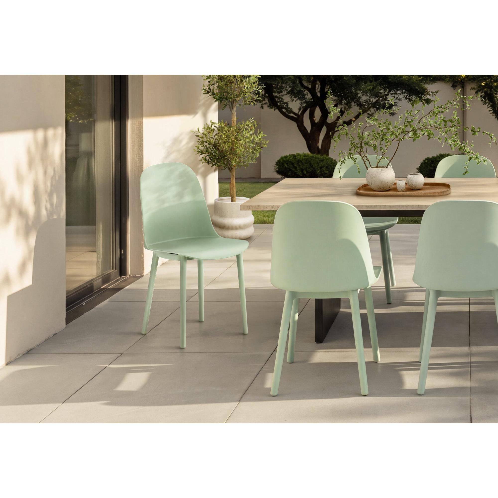I 4013 - Chaise D'exterieur, 33''H, Chaises De Patio, , Contemporain, Moderne - Simple Boutique