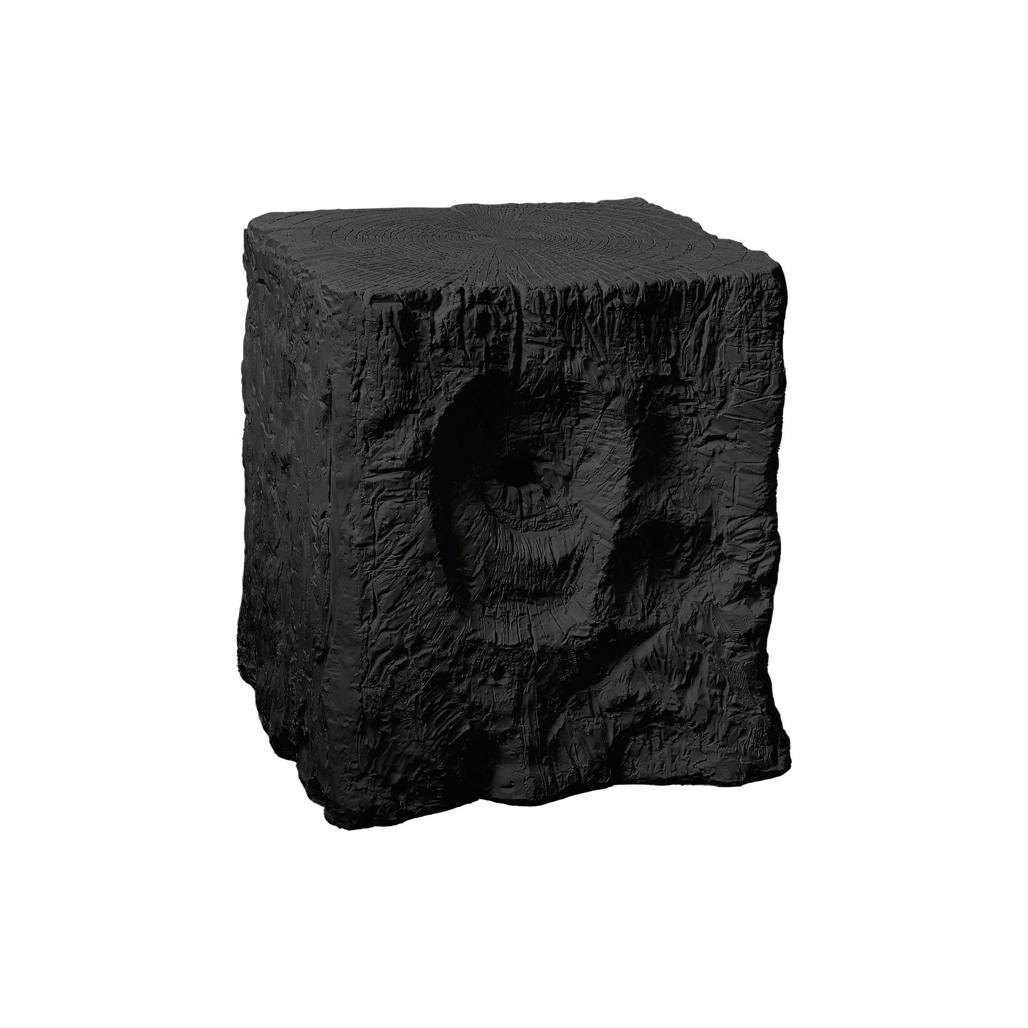 I 4112 - Table D'appoint, 25''H, Intérieur Ou Extérieur, Bout, Table De Nuit, Table D'appoint, Carré, Salon, Chambre À Coucher, Noir, Contemporain, Moderne - Simple Boutique