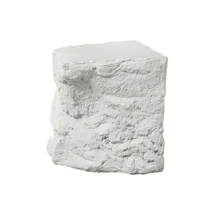 I 4116 - Table D'appoint, 25''H, Intérieur Ou Extérieur, Table D'appoint, Table De Nuit, Bout, Chambre À Coucher, Salon, Blanc, Contemporain, Moderne - Simple Boutique