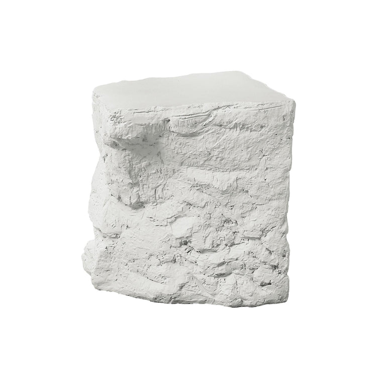 I 4116 - Table D'appoint, 25''H, Intérieur Ou Extérieur, Table D'appoint, Table De Nuit, Bout, Chambre À Coucher, Salon, Blanc, Contemporain, Moderne - Simple Boutique