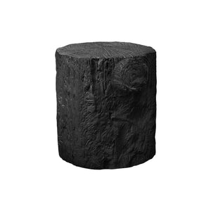 I 4122 - Table D'appoint, 25''H, Intérieur Ou Extérieur, Tambour, Bout, Table De Nuit, Rond, Table D'appoint, Salon, Chambre À Coucher, Noir, Contemporain, Moderne - Simple Boutique