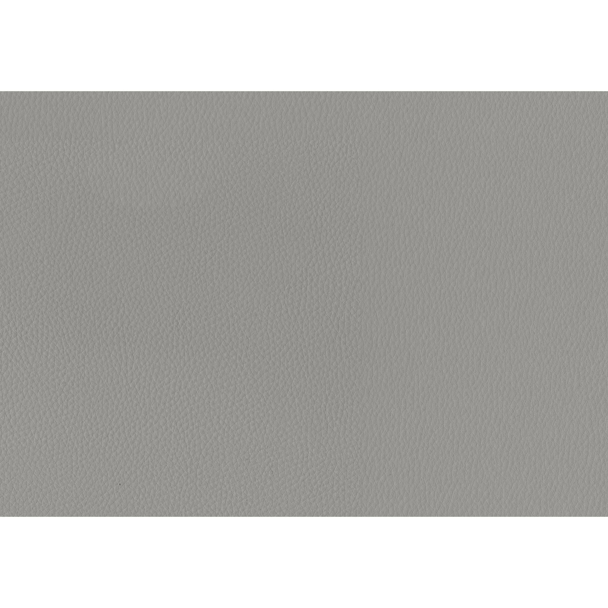 I 7251 - Chaise De Bureau, Hauteur Réglable, Accoudoir, Ergonomique, Pivotant, Bureau Informatique, Travail, Aspect Cuir Gris, Métal Chromé, Contemporain, Moderne - Simple Boutique