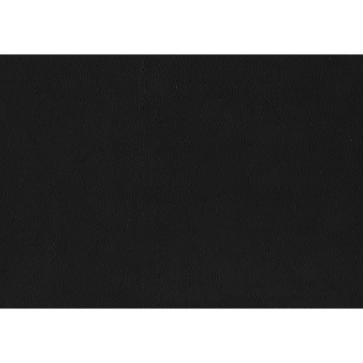 I 7344 - Chaise De Bureau, Hauteur Réglable, Ergonomique, Pivotant, Accoudoir, Travail, Aspect Cuir Noir, Métal Chromé, Contemporain, Moderne - Simple Boutique