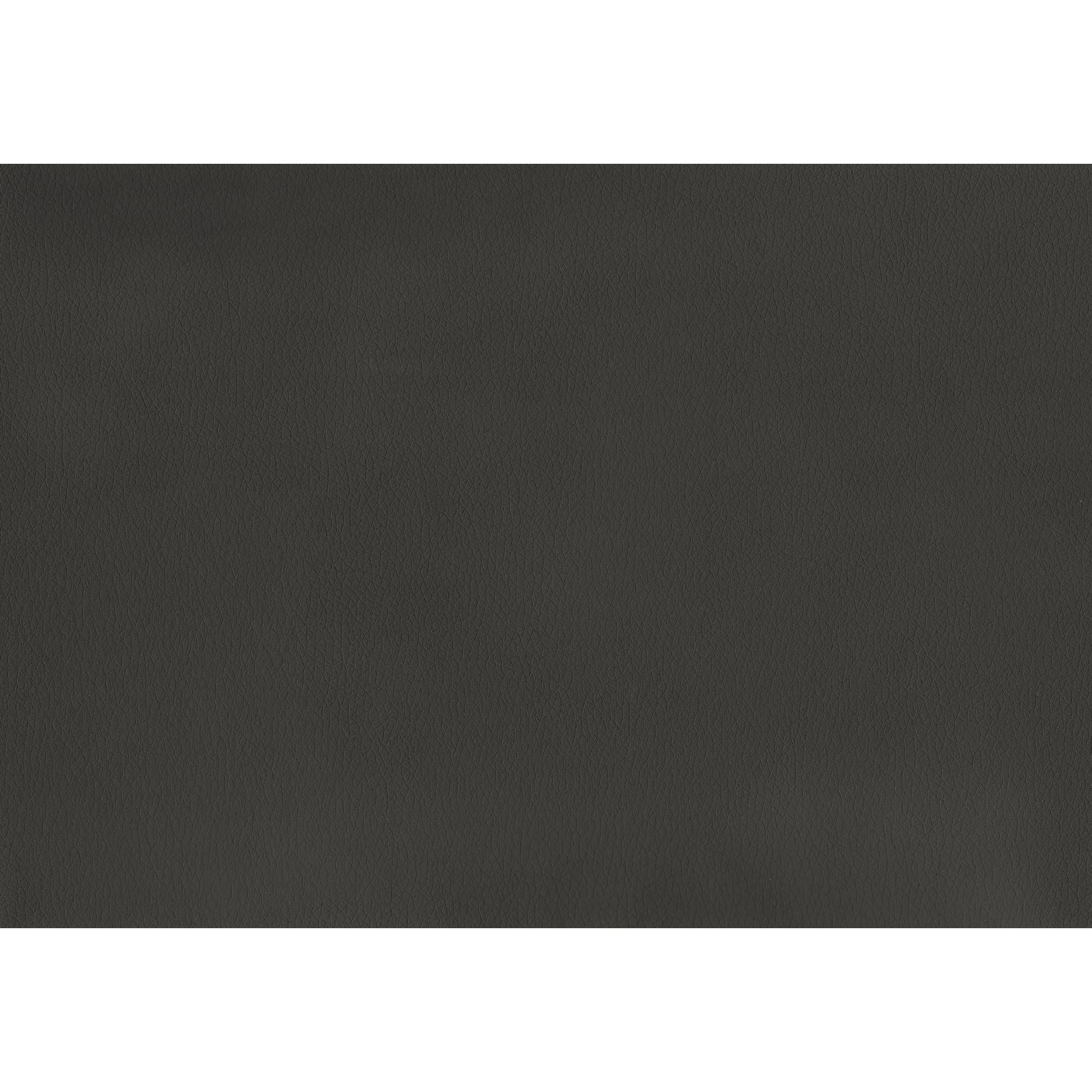 I 7375 - Chaise De Bureau, Pivotant, Hauteur Réglable, Accoudoir, Ergonomique, Travail, Aspect Cuir Gris, Métal Chromé, Contemporain, Moderne - Simple Boutique