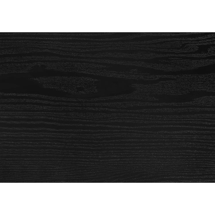 I 7606 - Bureau, Bureau À Domicile, Ordinateur Portable, Rangement, 48"L, Travail, Laminé Noir, Métal Noir, Contemporain, Moderne - Simple Boutique