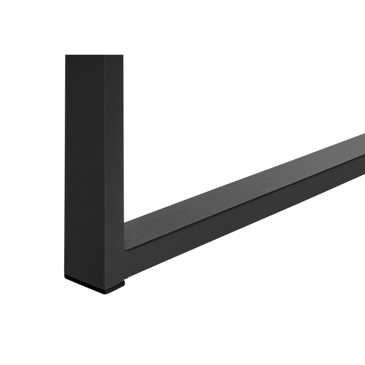 I 7606 - Bureau, Bureau À Domicile, Ordinateur Portable, Rangement, 48"L, Travail, Laminé Noir, Métal Noir, Contemporain, Moderne - Simple Boutique