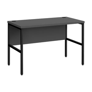 I 7731 - Bureau, 48"L, Travail, Bureau À Domicile, Qualité Commerciale, Stratifié Gris, Métal Noir, Contemporain, Moderne - Simple Boutique