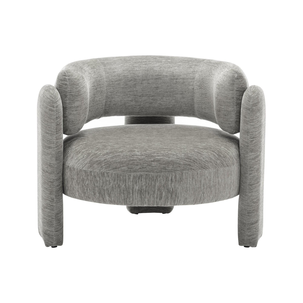 I 8014 - Chaise D'appoint, 29''H, Rembourré, Tissu Gris Clair, Contemporain, Moderne - Simple Boutique