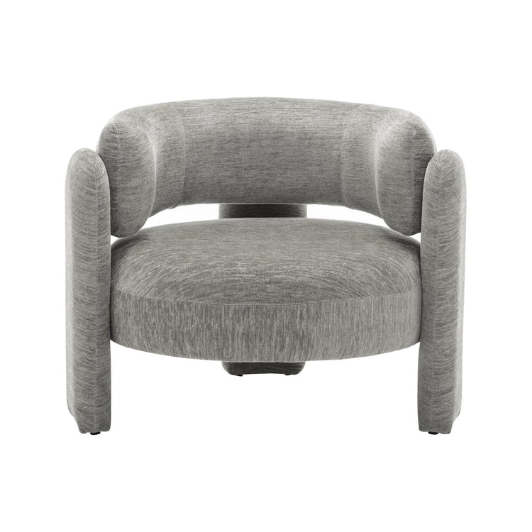 I 8014 - Chaise D'appoint, 29''H, Rembourré, Tissu Gris Clair, Contemporain, Moderne - Simple Boutique