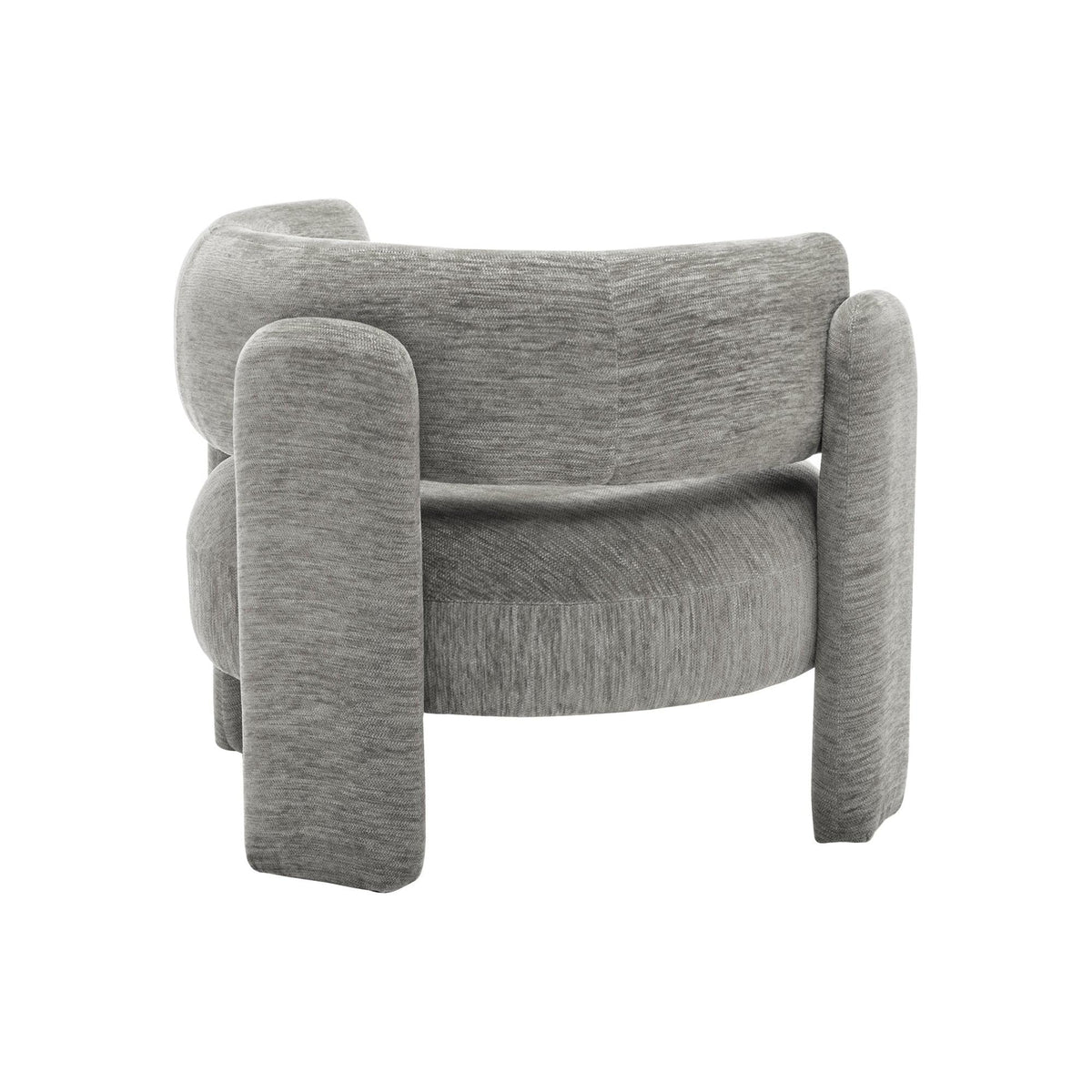 I 8014 - Chaise D'appoint, 29''H, Rembourré, Tissu Gris Clair, Contemporain, Moderne - Simple Boutique