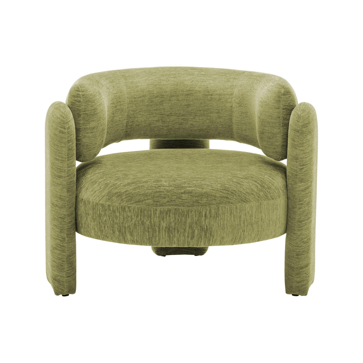 I 8016 - Chaise D'appoint, 29''H, Rembourré, Tissu Vert, Contemporain, Moderne - Simple Boutique