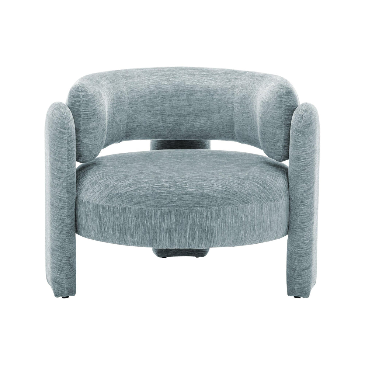 I 8017 - Chaise D'appoint, 29''H, Rembourré, Tissu Bleu Clair, Contemporain, Moderne - Simple Boutique