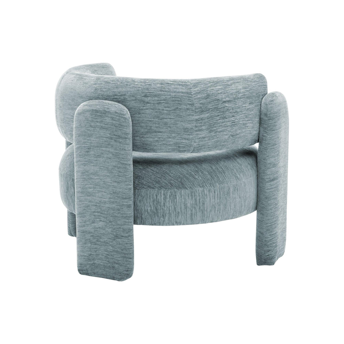 I 8017 - Chaise D'appoint, 29''H, Rembourré, Tissu Bleu Clair, Contemporain, Moderne - Simple Boutique