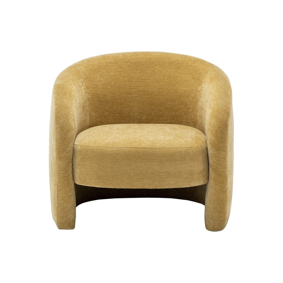 I 8022 - Chaise D'appoint, 29''H, Rembourré, Tissu Doré, Contemporain, Moderne - Simple Boutique