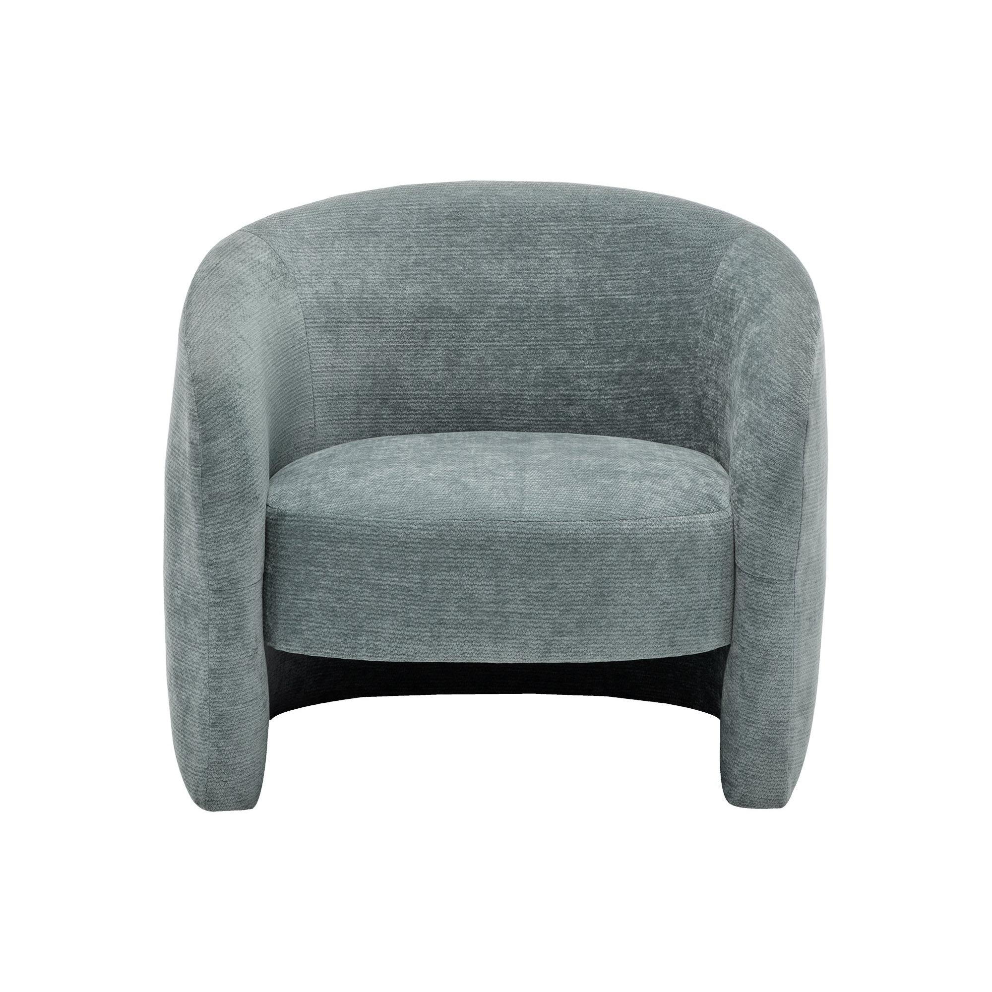I 8023 - Chaise D'appoint, 29''H, Rembourré, Tissu Teal, Contemporain, Moderne - Simple Boutique