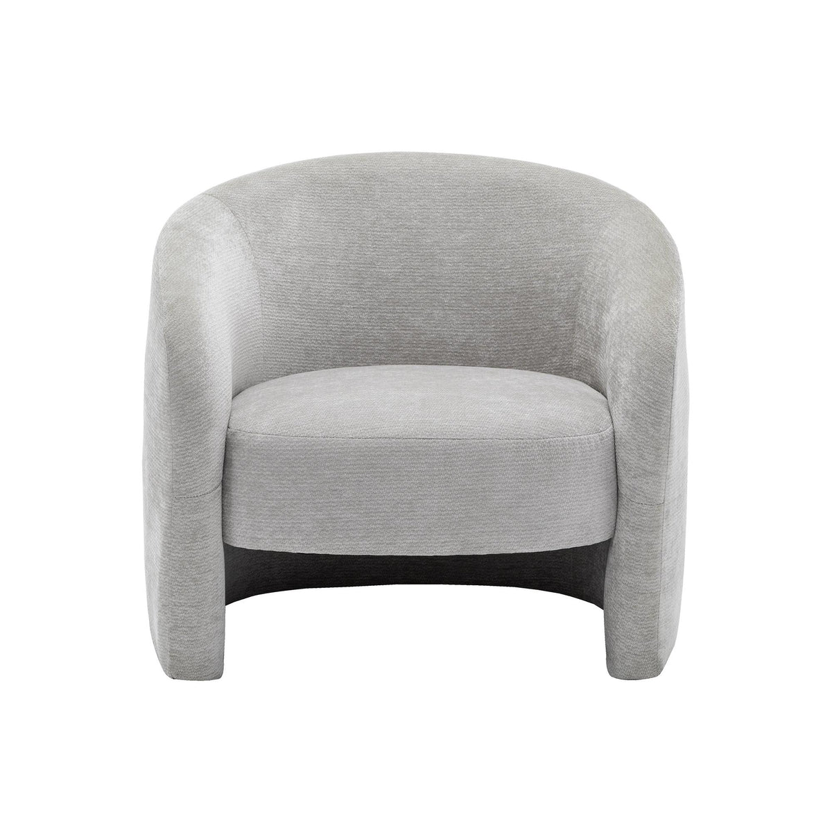 I 8024 - Chaise D'appoint, 29''H, Rembourré, Tissu Gris Clair, Contemporain, Moderne - Simple Boutique