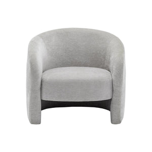 I 8024 - Chaise D'appoint, 29''H, Rembourré, Tissu Gris Clair, Contemporain, Moderne - Simple Boutique
