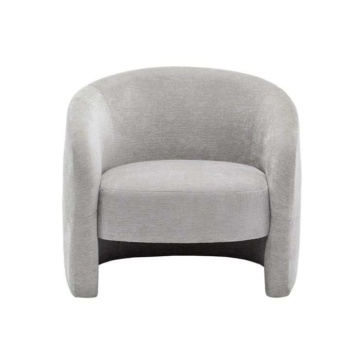 I 8024 - Chaise D'appoint, 29''H, Rembourré, Tissu Gris Clair, Contemporain, Moderne - Simple Boutique