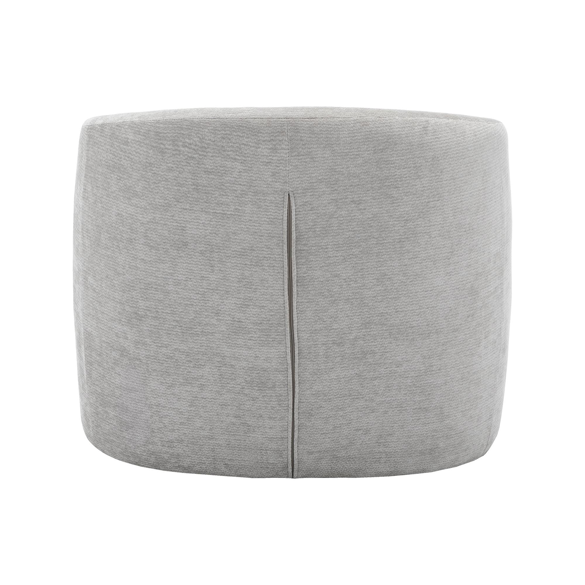 I 8024 - Chaise D'appoint, 29''H, Rembourré, Tissu Gris Clair, Contemporain, Moderne - Simple Boutique