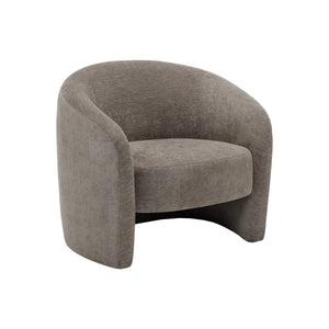 I 8025 - Chaise D'appoint, 29''H, Rembourré, Tissu Marron Clair, Contemporain, Moderne - Simple Boutique