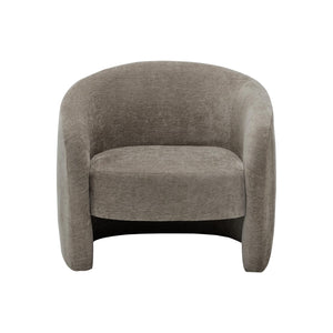 I 8025 - Chaise D'appoint, 29''H, Rembourré, Tissu Marron Clair, Contemporain, Moderne - Simple Boutique