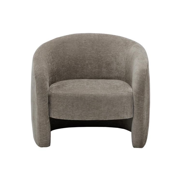 I 8025 - Chaise D'appoint, 29''H, Rembourré, Tissu Marron Clair, Contemporain, Moderne - Simple Boutique