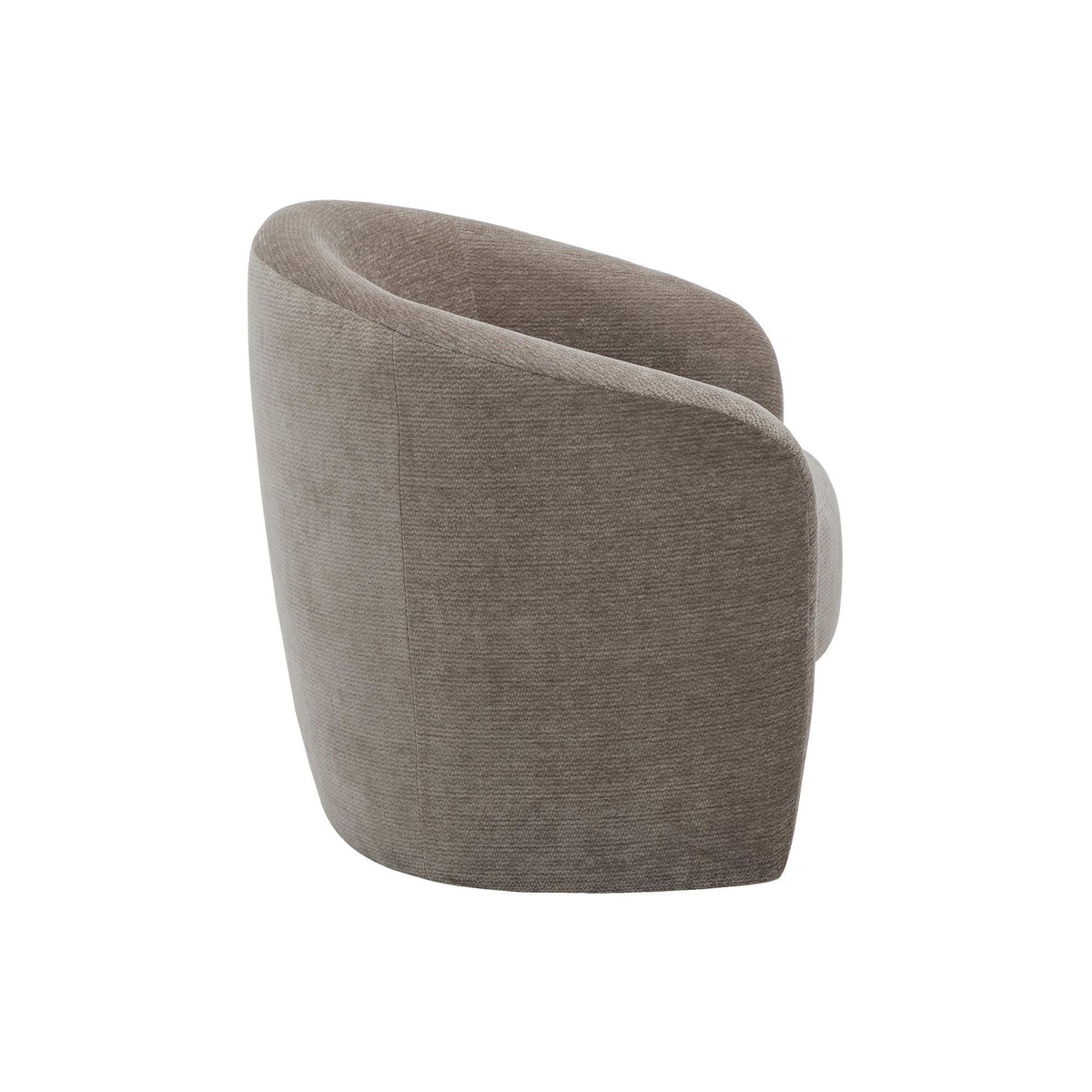 I 8025 - Chaise D'appoint, 29''H, Rembourré, Tissu Marron Clair, Contemporain, Moderne - Simple Boutique