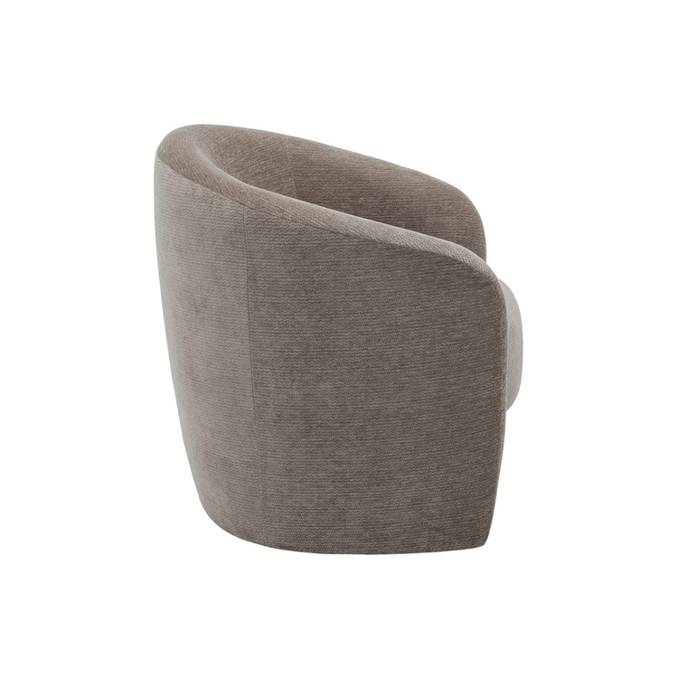 I 8025 - Chaise D'appoint, 29''H, Rembourré, Tissu Marron Clair, Contemporain, Moderne - Simple Boutique