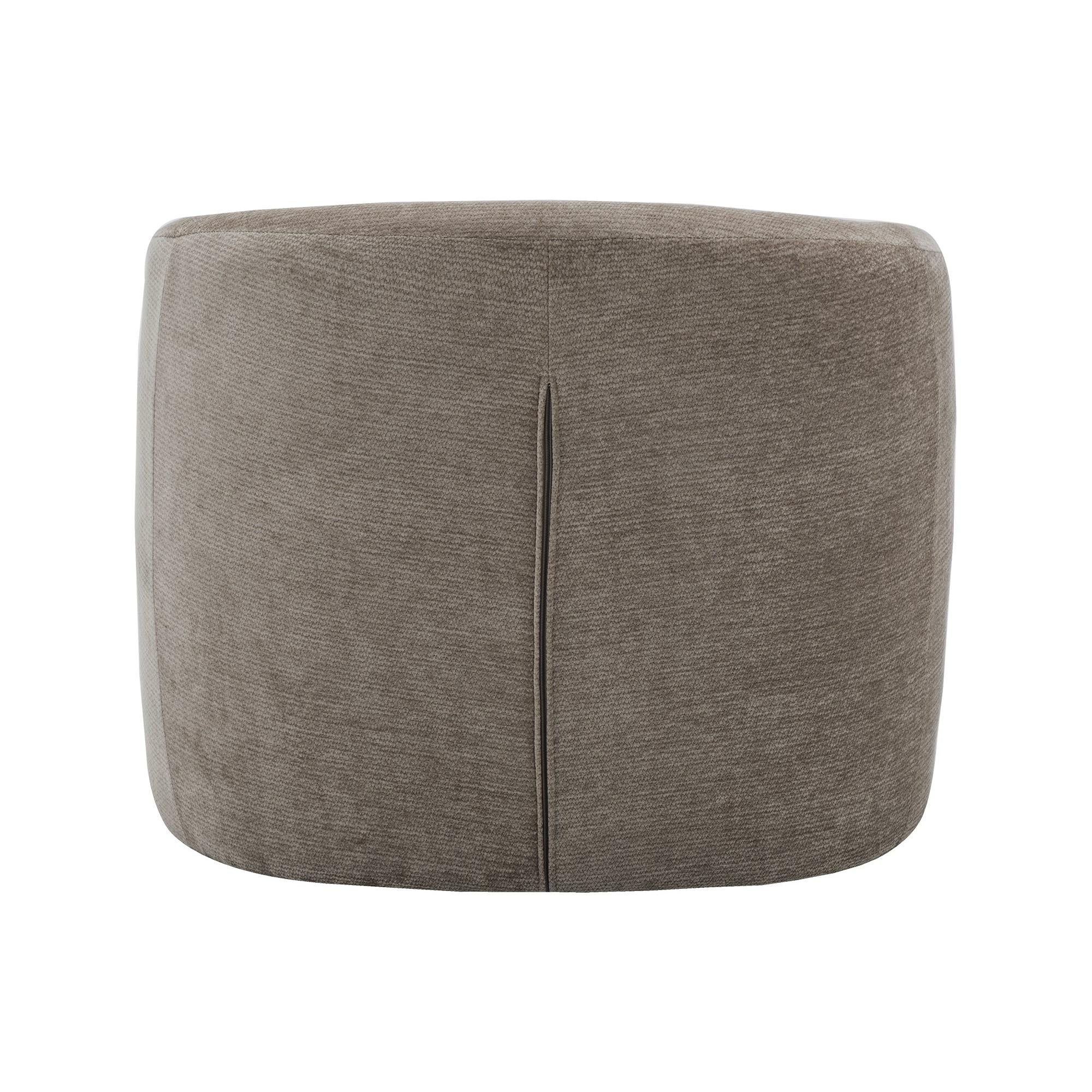 I 8025 - Chaise D'appoint, 29''H, Rembourré, Tissu Marron Clair, Contemporain, Moderne - Simple Boutique