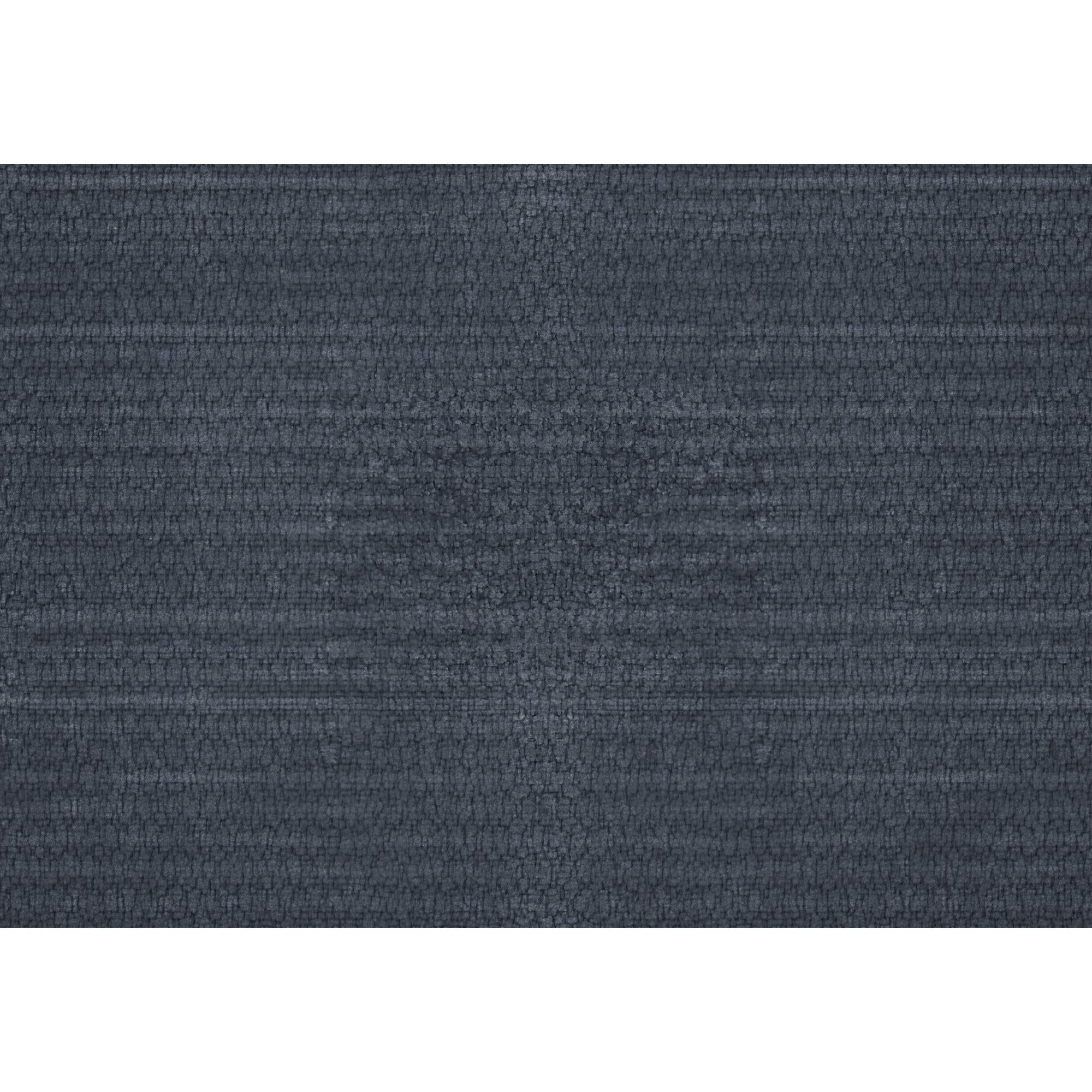 I 8082 - Chaise D'appoint, 33''H, Rembourré, Salon, Chambre À Coucher, Tissu Bleu, Pieds En Métal Noir, Contemporain, Moderne - Simple Boutique
