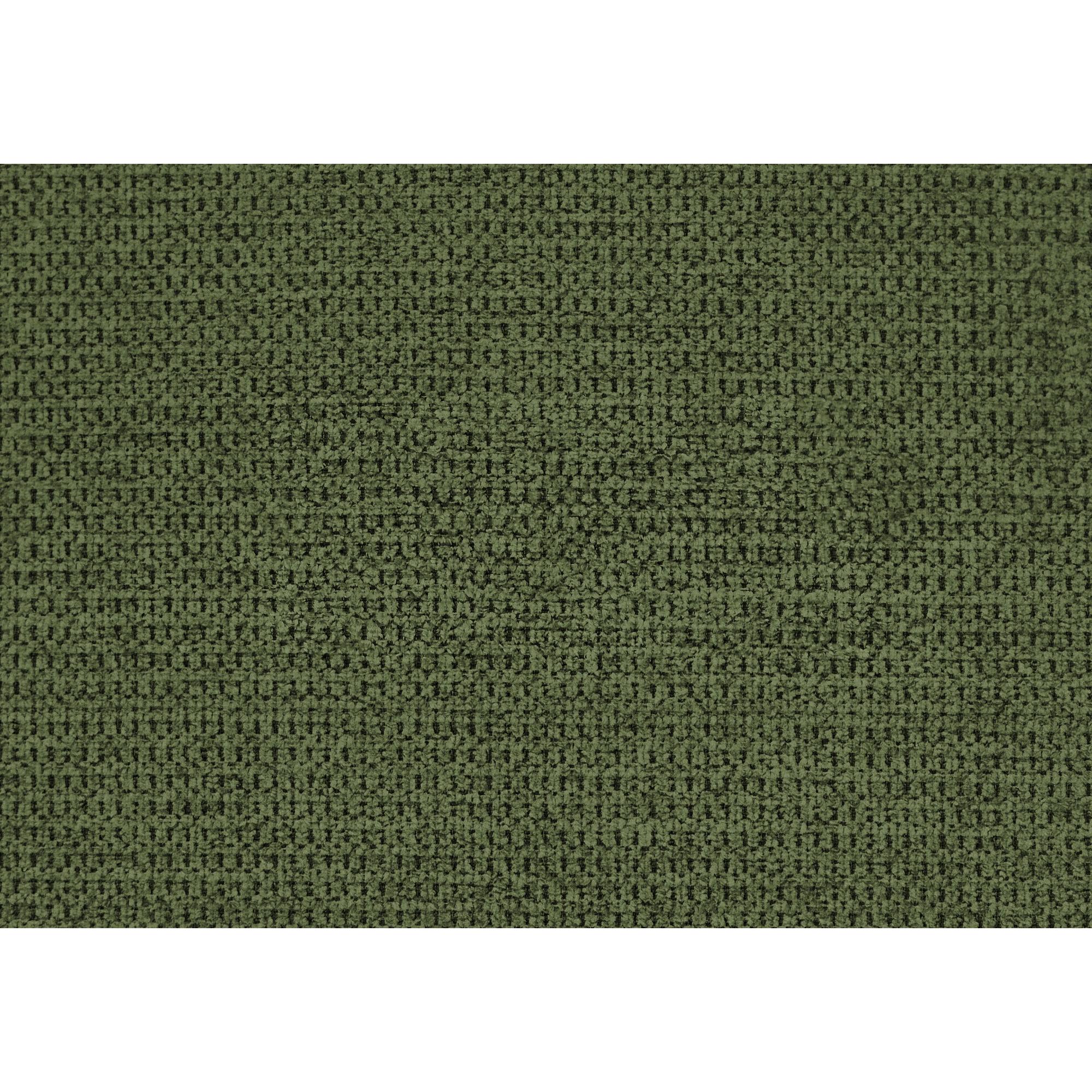 I 8087 - Chaise D'appoint, 33''H, Rembourré, Salon, Chambre À Coucher, Tissu Vert, Pieds En Bois Massif De Noyer, Mid Century, Moderne - Simple Boutique