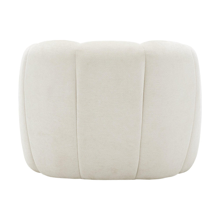 I 8110 - Chaise D'appoint, 29''H, Rembourré, Tissu Crème, Contemporain, Moderne - Simple Boutique