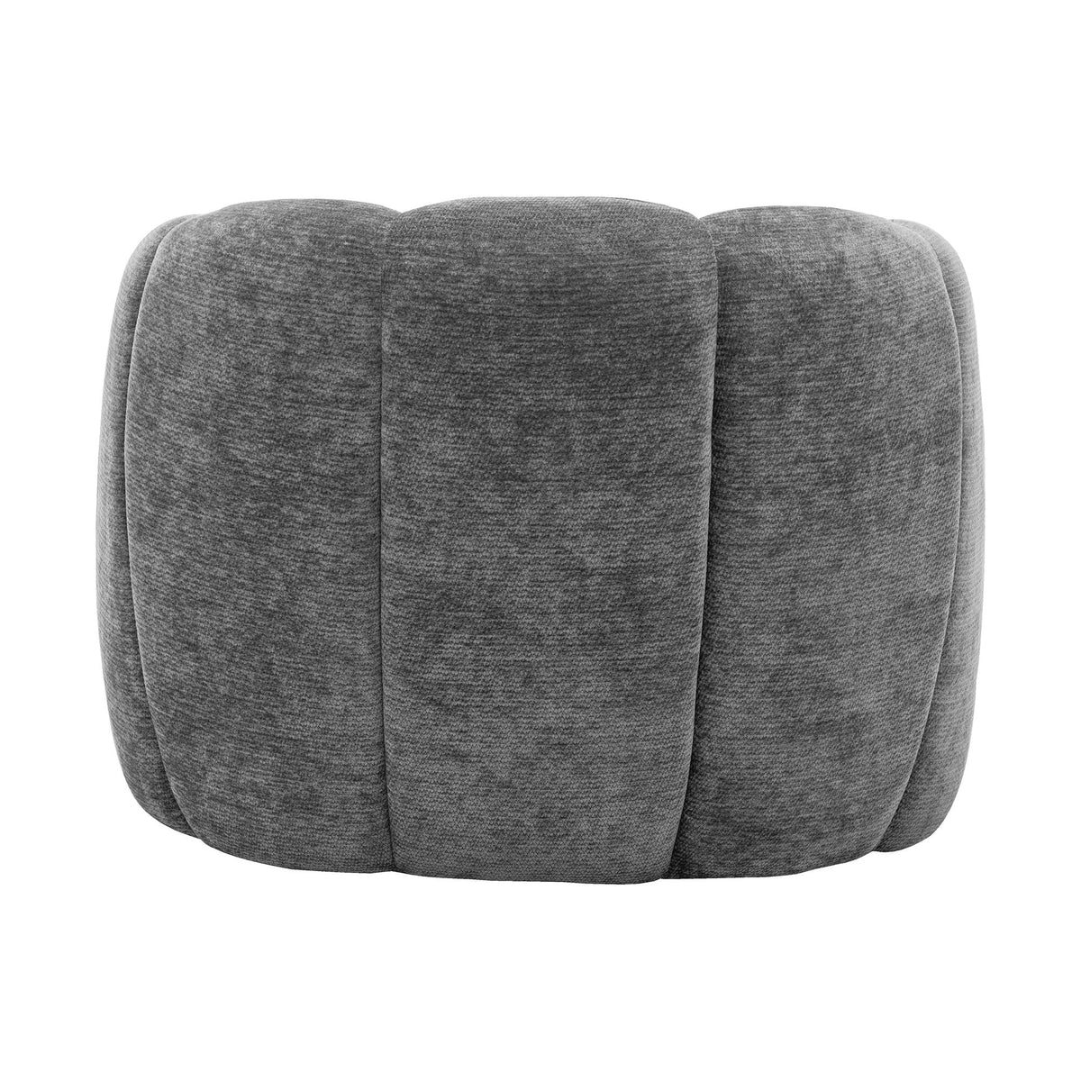 I 8111 - Chaise D'appoint, 29''H, Rembourré, Tissu Gris Foncé, Contemporain, Moderne - Simple Boutique