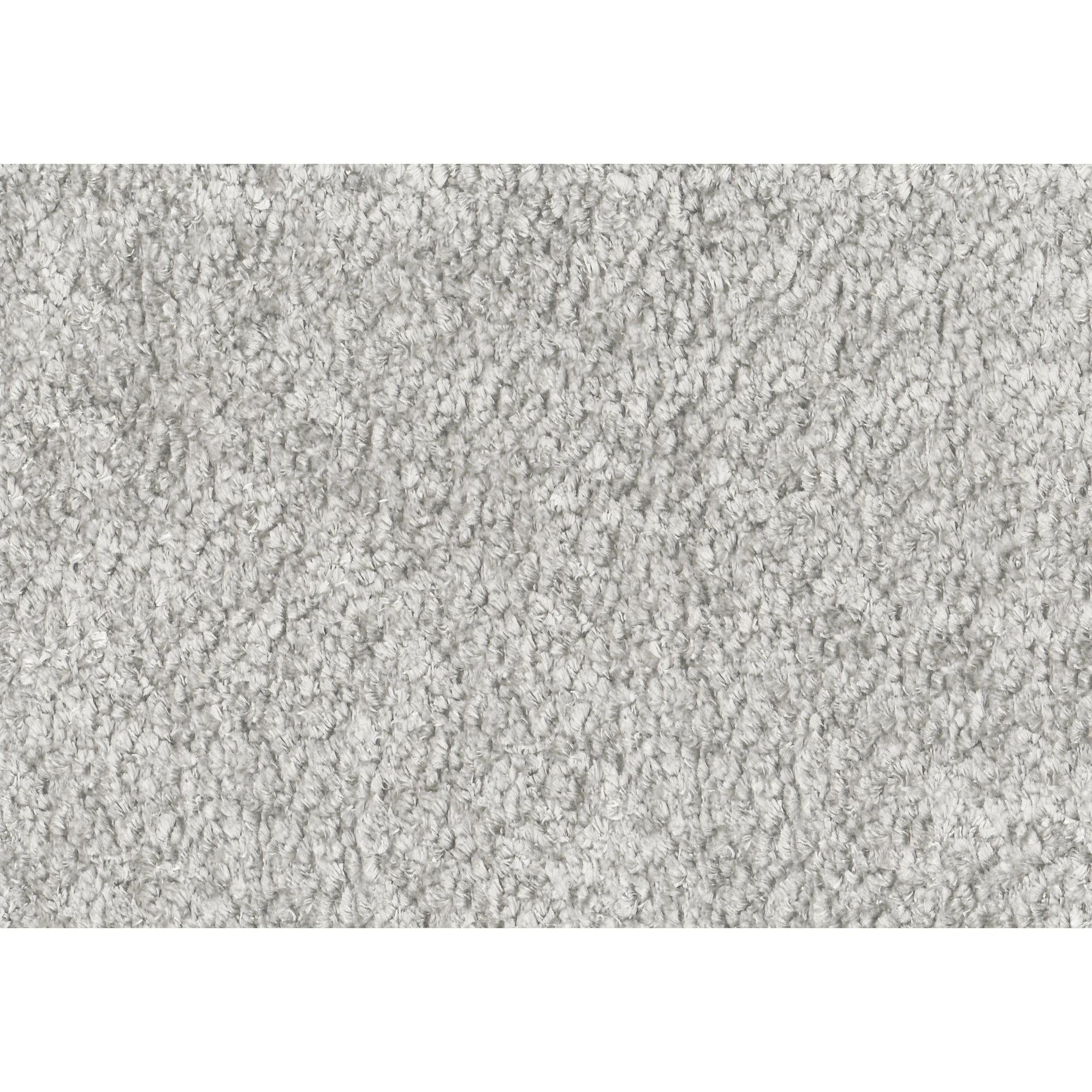 I 8300 - Chaise D'appoint, 30''H, Rembourré, Salon, Chambre À Coucher, Tissu Gris Clair, Bois Massif Noyer Brun, Moderne, Mid Century - Simple Boutique