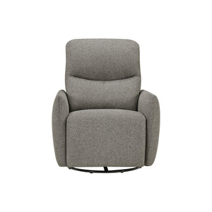 I 8400 - Fauteuil Inclinable, 31'' De Large, Fauteuil Inclinable Électrique, À Glissement, Pivoter, Port Usb Inclus, Rembourré, Tissu Gris Clair - Simple Boutique