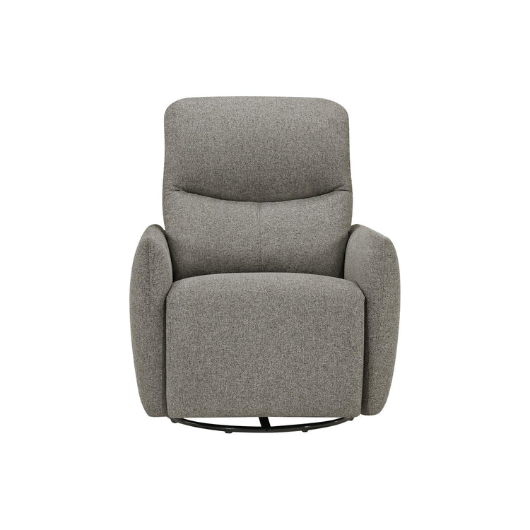 I 8400 - Fauteuil Inclinable, 31'' De Large, Fauteuil Inclinable Électrique, À Glissement, Pivoter, Port Usb Inclus, Rembourré, Tissu Gris Clair - Simple Boutique