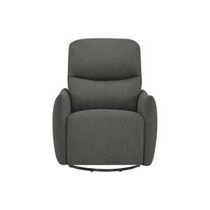 I 8401 - Fauteuil Inclinable, 31'' De Large, Fauteuil Inclinable Électrique, À Glissement, Pivoter, Port Usb Inclus, Rembourré, Tissu Gris Foncé - Simple Boutique