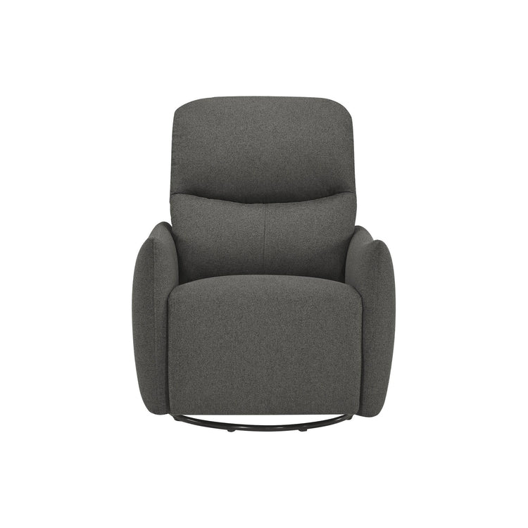 I 8401 - Fauteuil Inclinable, 31'' De Large, Fauteuil Inclinable Électrique, À Glissement, Pivoter, Port Usb Inclus, Rembourré, Tissu Gris Foncé - Simple Boutique