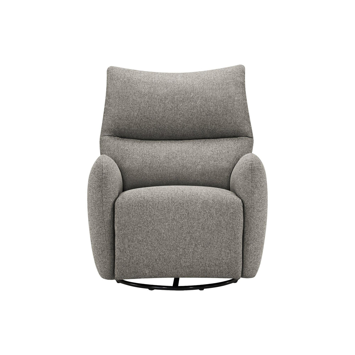 I 8405 - Fauteuil Inclinable, 32'' De Large, À Glissement, Fauteuil Inclinable Électrique, Pivoter, Port Usb Inclus, Rembourré, Tissu Gris Clair - Simple Boutique