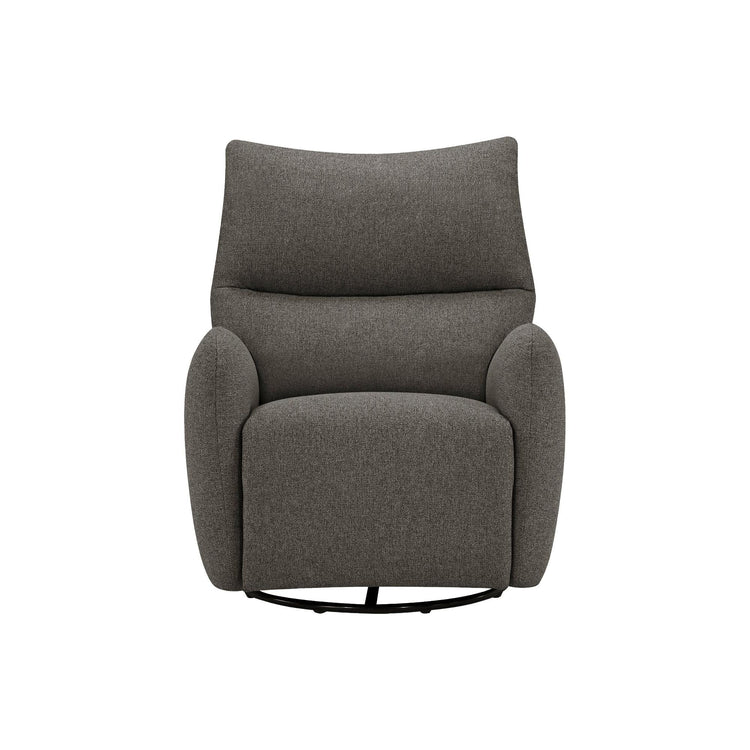 I 8406 - Fauteuil Inclinable, 32'' De Large, À Glissement, Fauteuil Inclinable Électrique, Pivoter, Port Usb Inclus, Rembourré, Tissu Gris Foncé - Simple Boutique