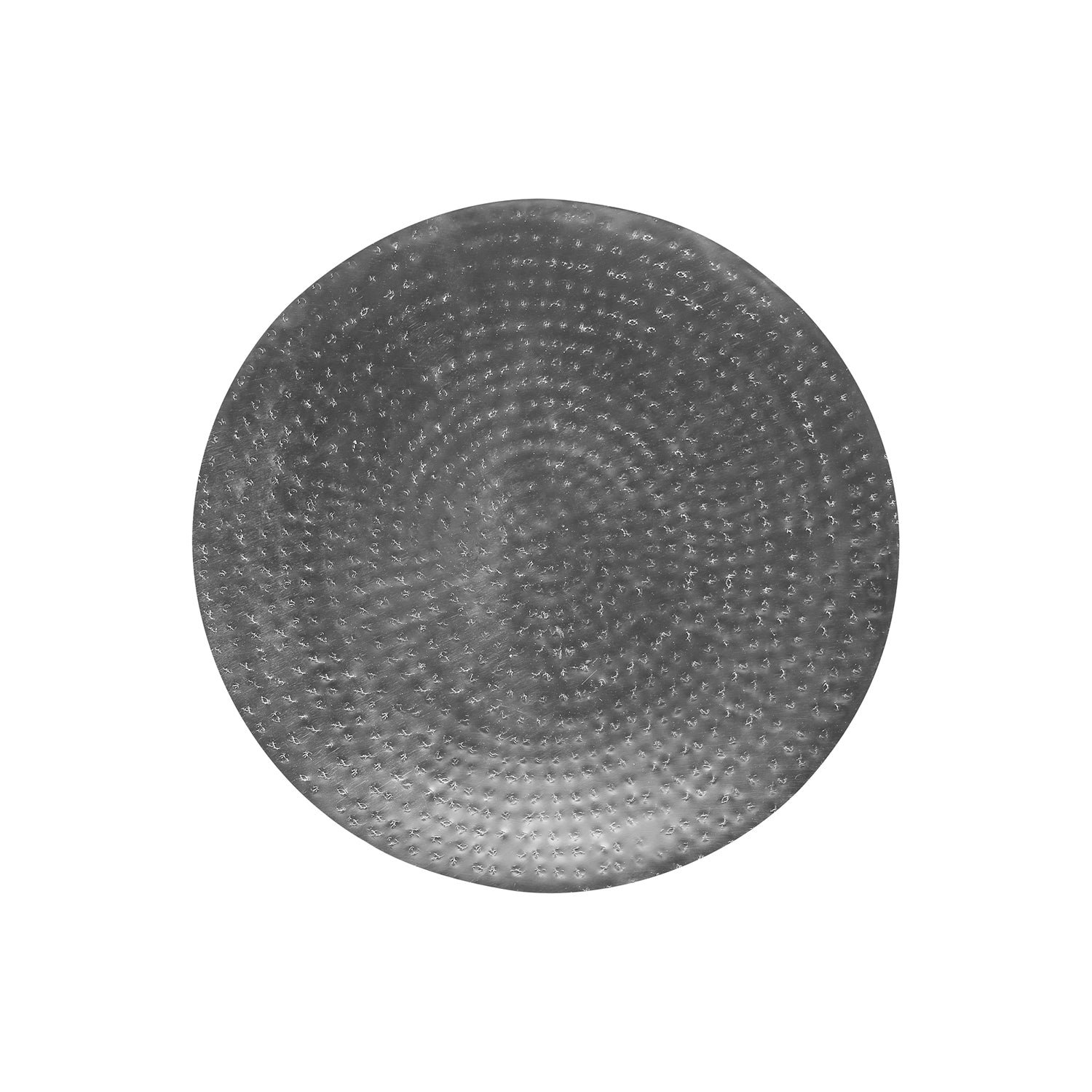 I 8916 - Table D'appoint, Tambour, Côté, Bout, Table De Nuit, Lampe, Salon, Chambre À Coucher, Métal Chrome, Contemporain, Moderne - Simple Boutique